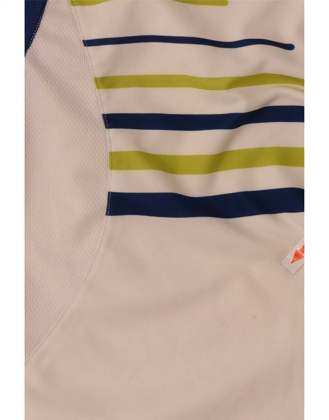 Sergio Tacchini Mens Polo Shirt Large White Colourblock Polyester