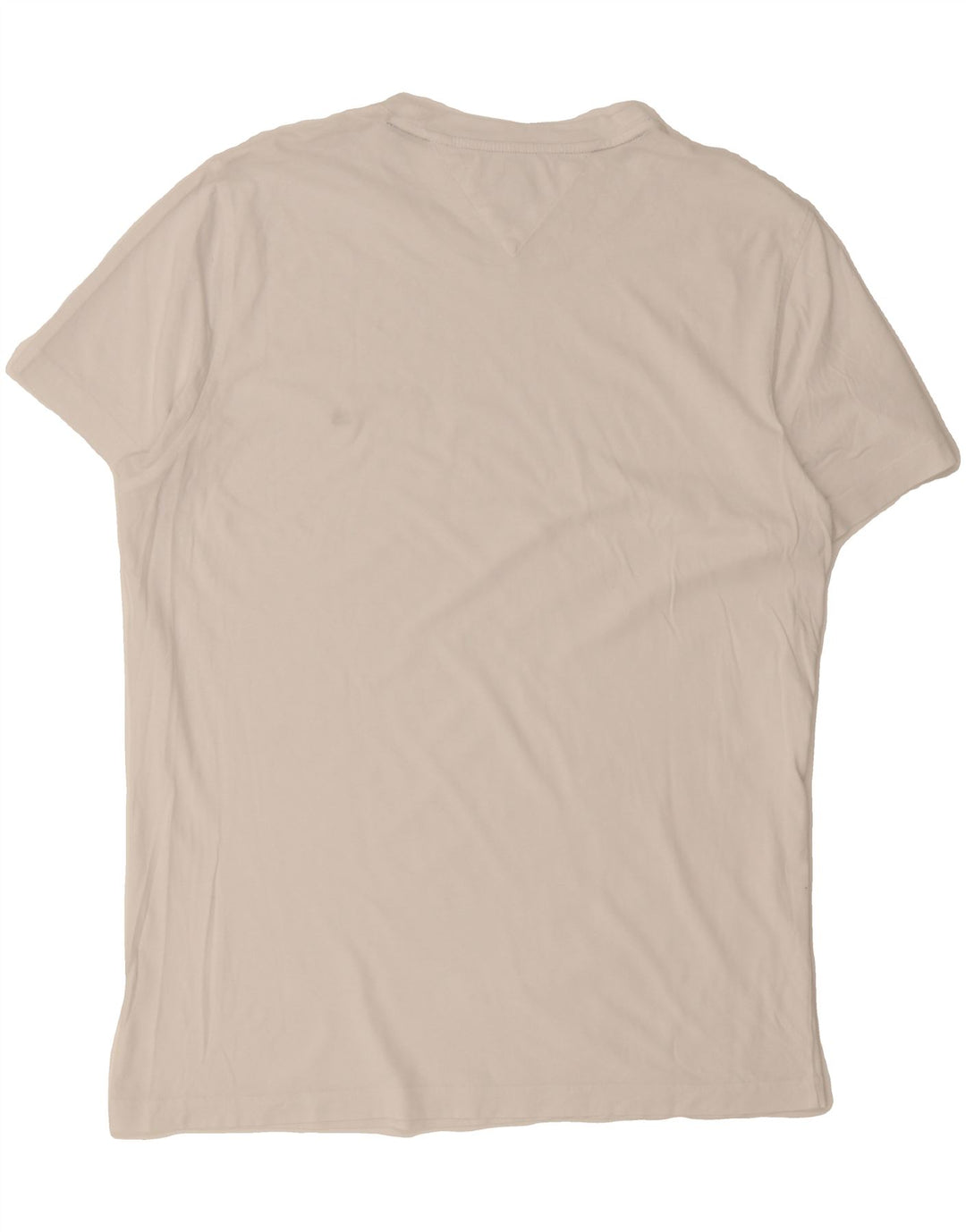 TOMMY HILFIGER Mens T-Shirt Top XL White Vintage Tommy Hilfiger and Second-Hand Tommy Hilfiger from Messina Hembry 