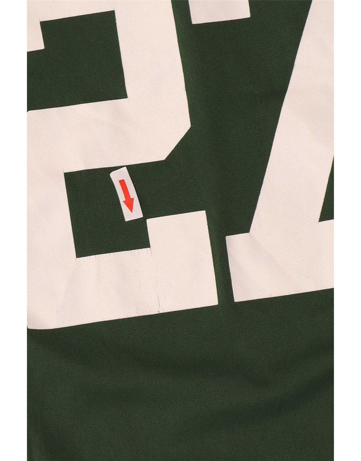 Nike Boys Graphic T-Shirt Top 7-8 Years Small Green Polyester