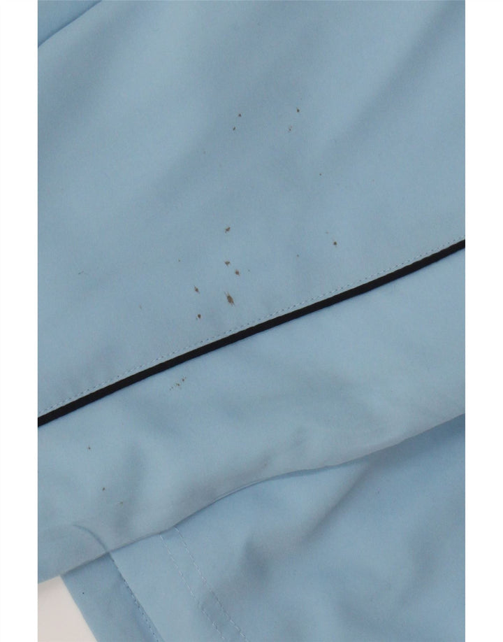 Adidas Womens Tracksuit Top Jacket UK 12 Medium Blue Polyester