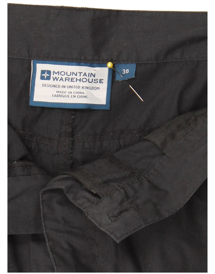 Ανδρικό σορτς Cargo Mountain Warehouse W36 Large Black Polyester