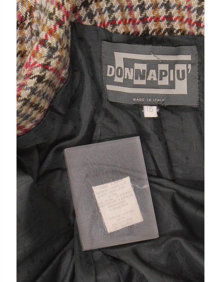 Donna Piu Veste blazer surdimensionnée à 2 boutons pour femme IT 46 Large Vert