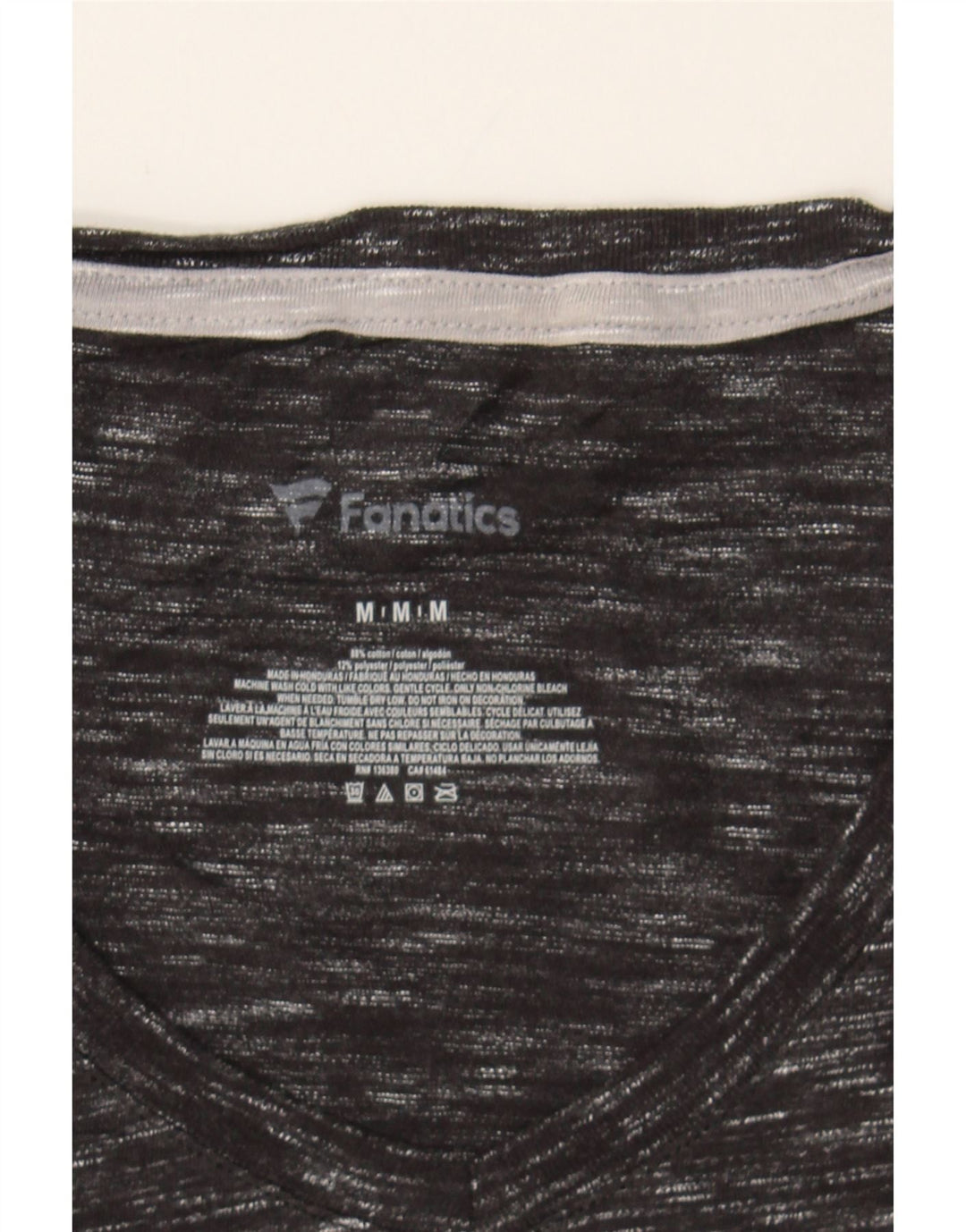 FANATICS Womens Graphic T-Shirt Top UK 14 Medium Grey Vintage Fanatics and Second-Hand Fanatics from Messina Hembry 