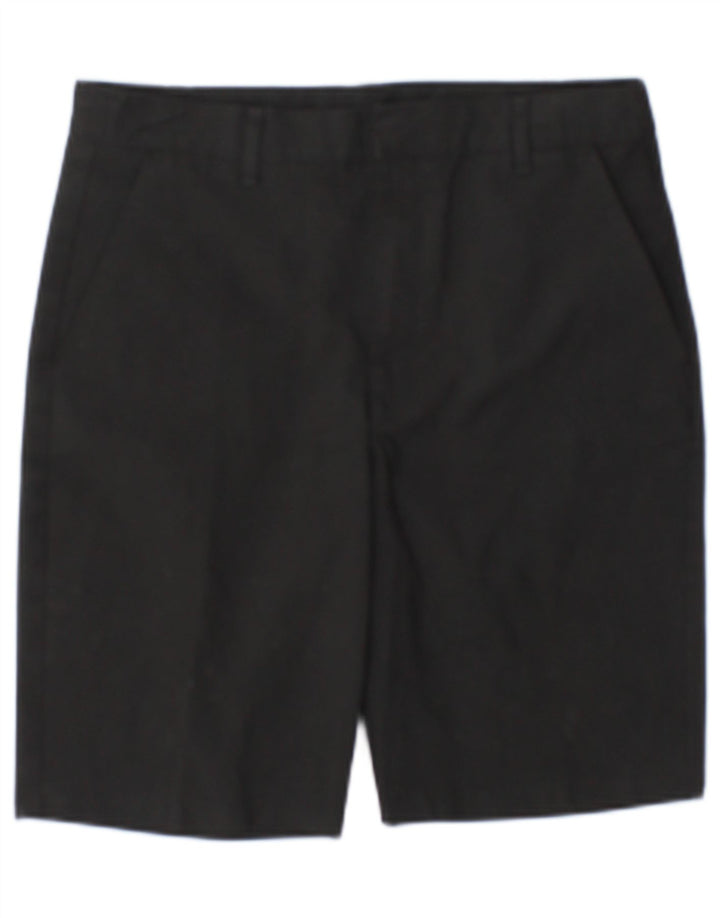 Marks & Spencer Boys Chino Shorts 13-14 Years W30 Black Polyester
