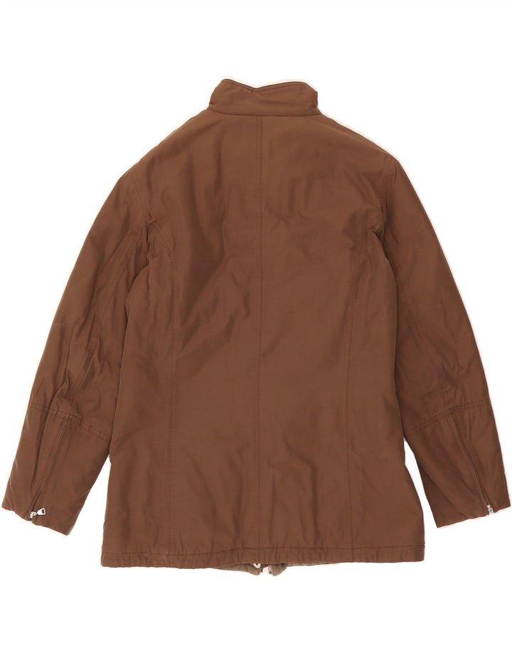 NAPAPIJRI Womens Utility Jacket UK 16 Large Brown Cotton Vintage Napapijri and Second-Hand Napapijri from Messina Hembry 