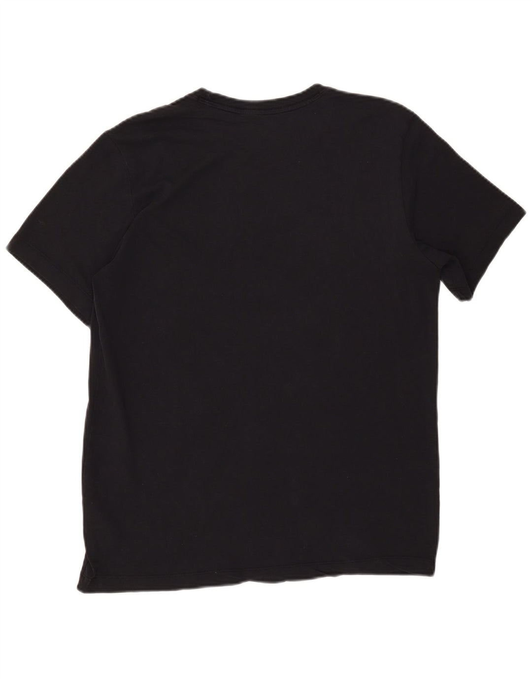 Nike Mens Dri Fit T-Shirt Top Medium Black Cotton