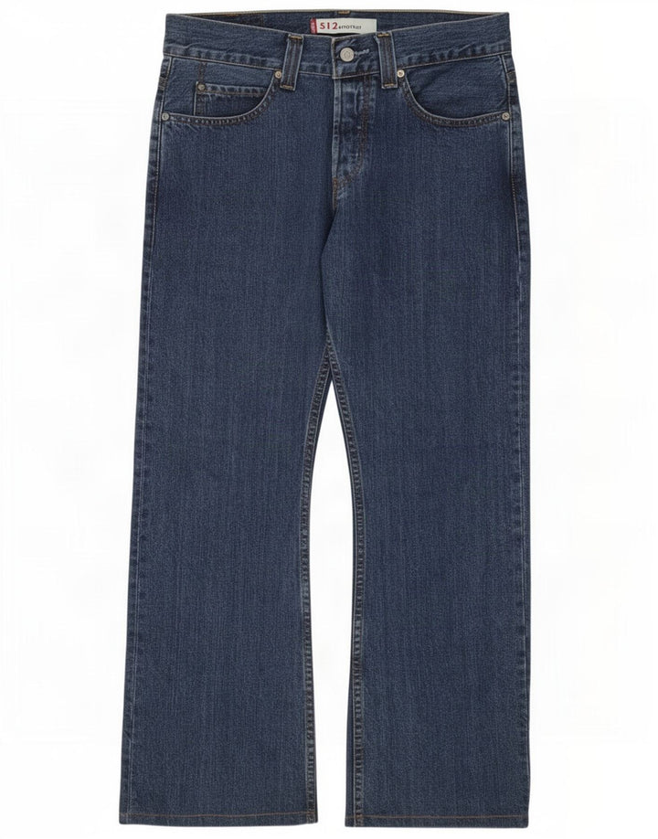 Levi's Mens 512 Bootcut Jeans W30 L30 Blue Cotton