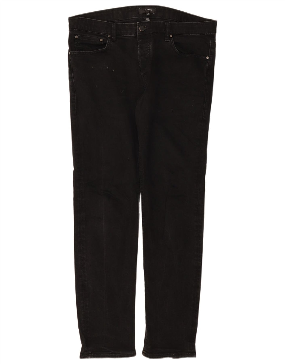 Męskie jeansy slim Ted Baker W34 L30 Czarny poliester