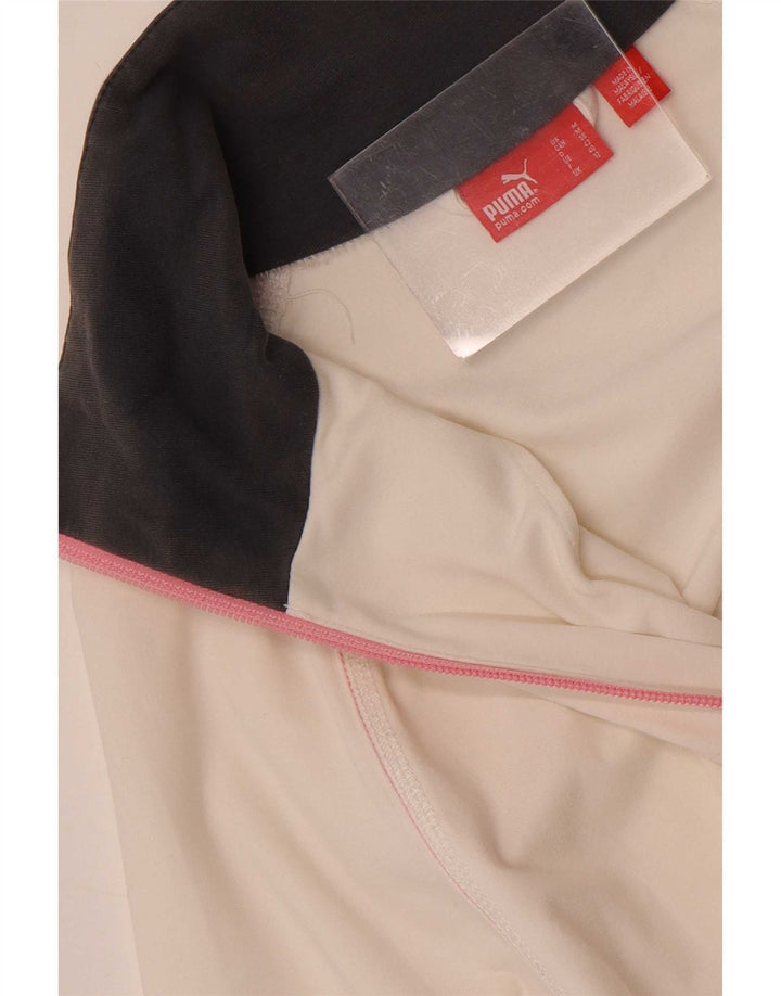 Puma Chaqueta de Chándal para Mujer UK 12 Medium Off White