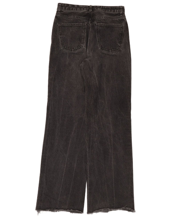 Blugi cu talie înaltă pentru femei Zara EU 40 Medium L30 L34 Negri