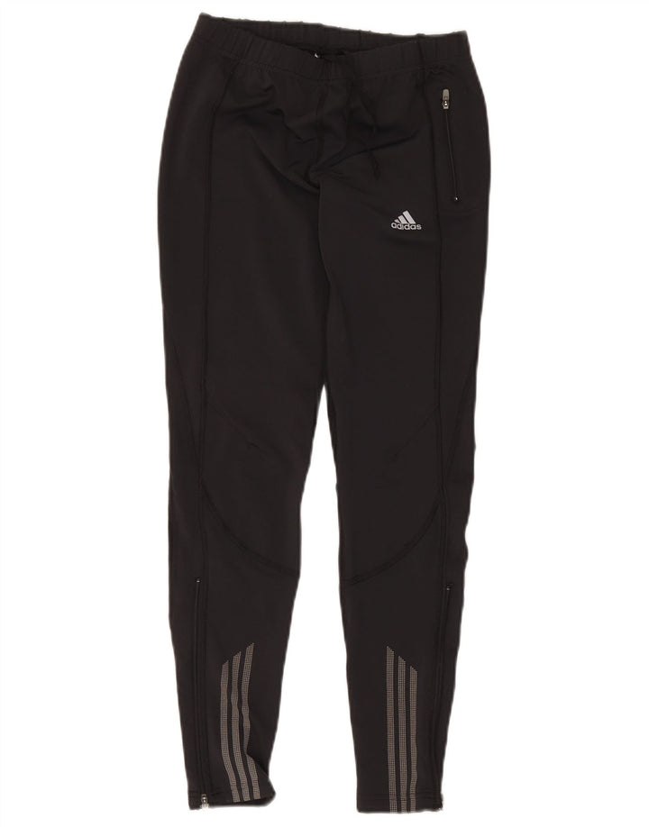 Adidas Damen Climacool Trainingshose UK 14 Medium Schwarz Polyester