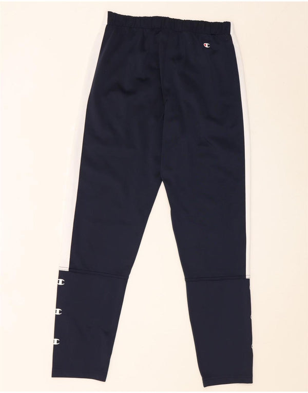 Champion Herre grafisk træningsdragt Bukser Small Navy Blue Colourblock