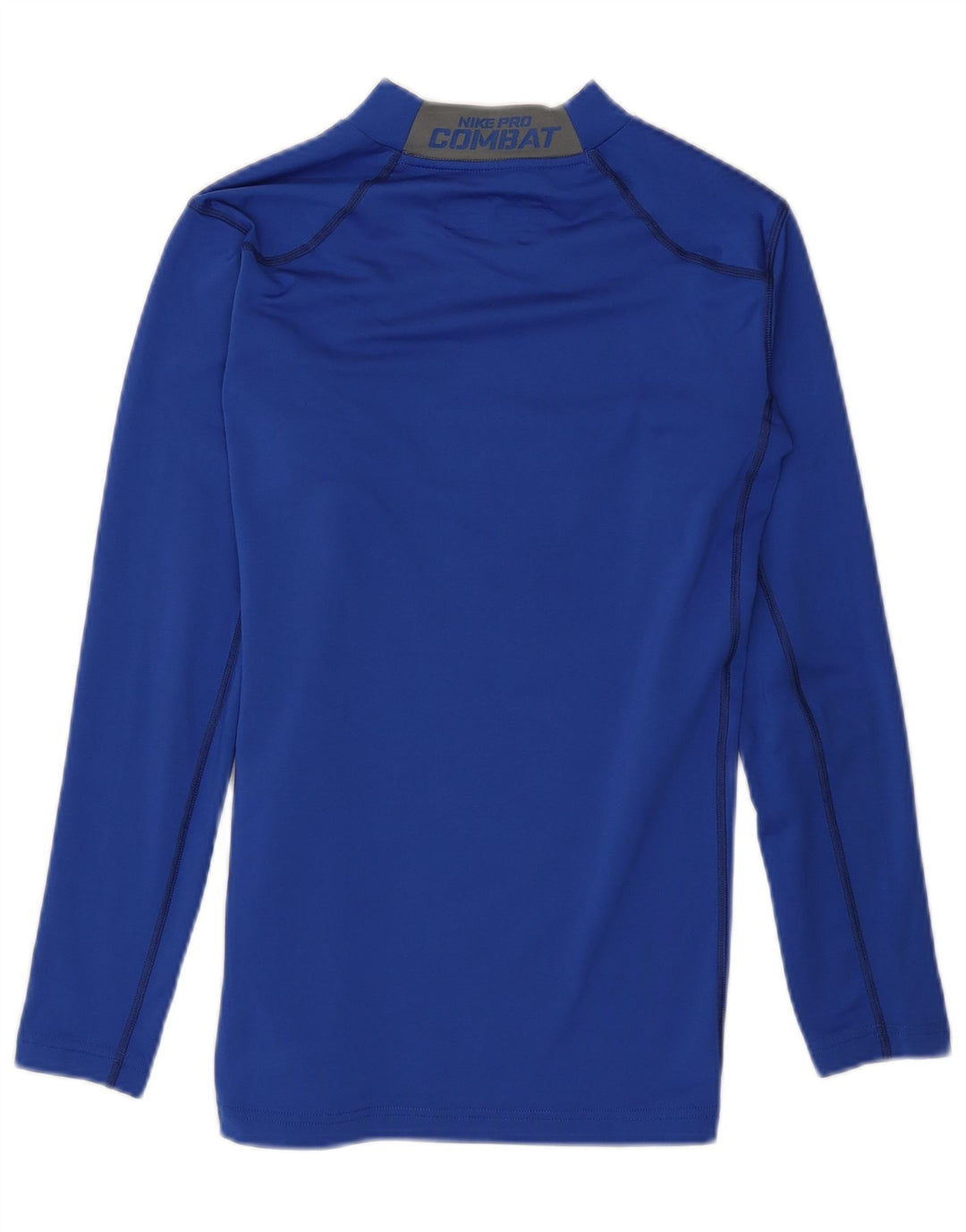 Maglia Nike Dri Fit da uomo a maniche lunghe in poliestere blu medio