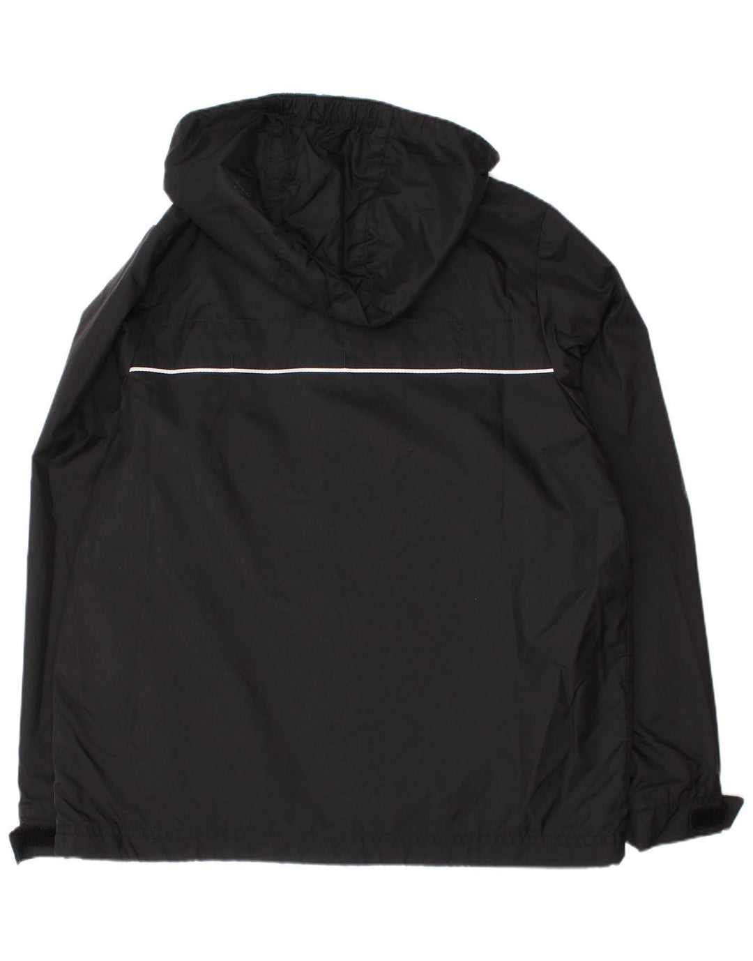 Giacca sportiva da ragazzo con cappuccio Adidas 9-10 anni in poliestere nero