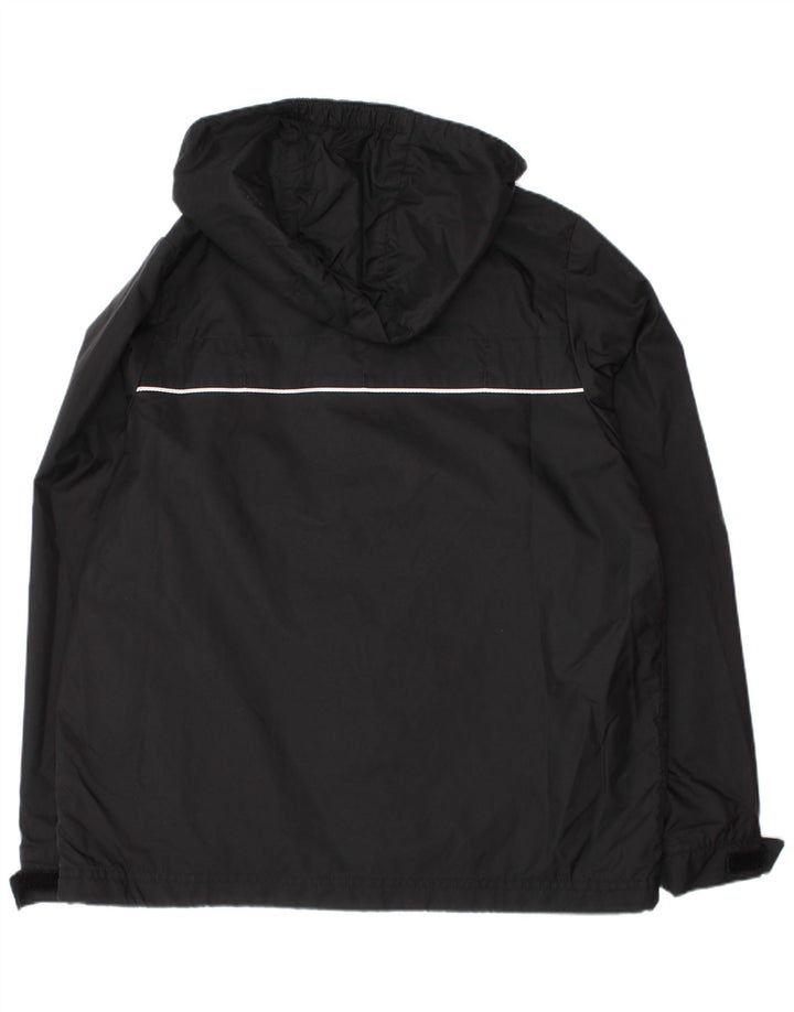Giacca sportiva da ragazzo con cappuccio Adidas 9-10 anni in poliestere nero