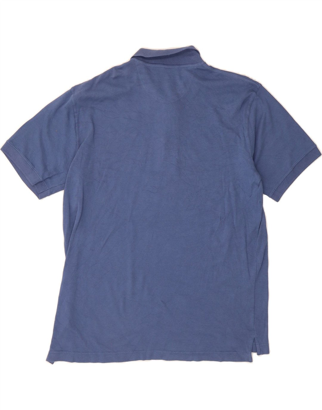 EDDIE BAUER Mens Polo Shirt Large Navy Blue Cotton Vintage Eddie Bauer and Second-Hand Eddie Bauer from Messina Hembry 