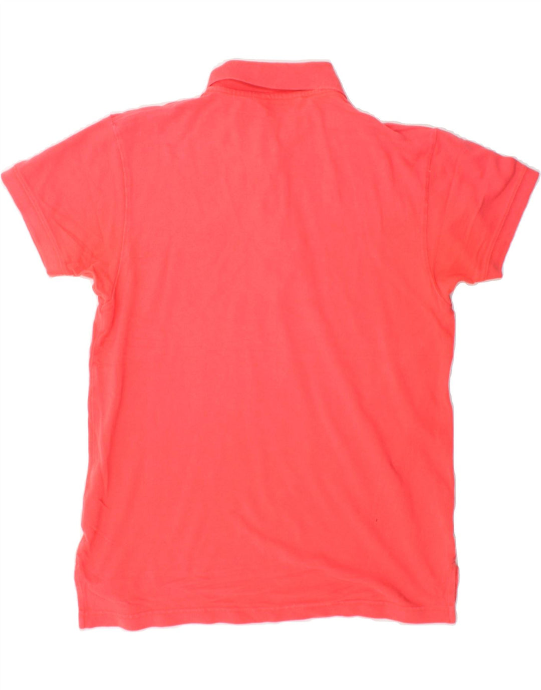 EDDIE BAUER Womens Polo Shirt UK 14 Medium Red Cotton Vintage Eddie Bauer and Second-Hand Eddie Bauer from Messina Hembry 