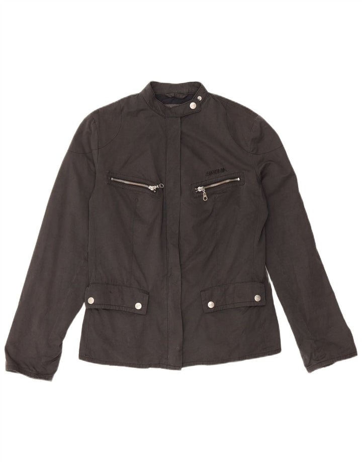 Brema Womens Racer Jacket UK 8 Small Black Polyester