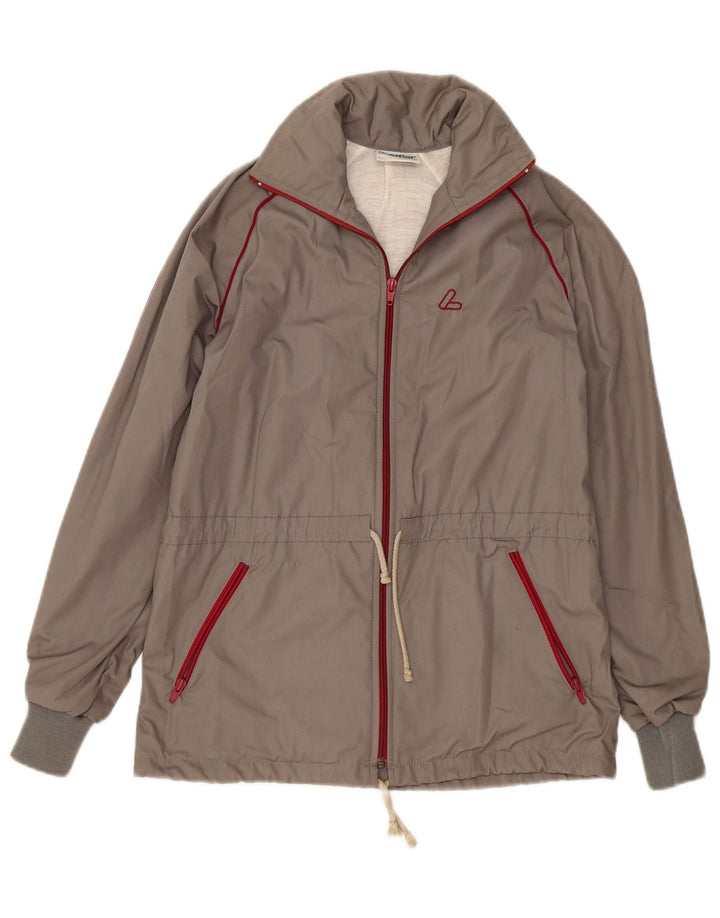 Löffler Herren-Trainingsanzug-Oberteil, Jacke, Größe S, Grau, Polyester