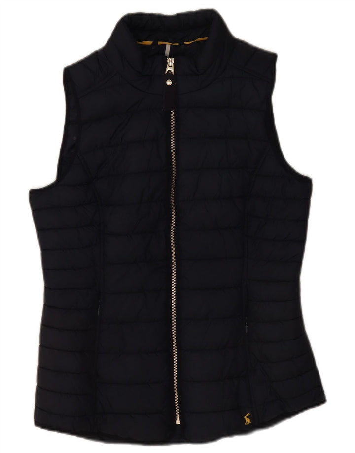Joules Womens Polstret Gilet UK 10 Small Navy Blue Polyester