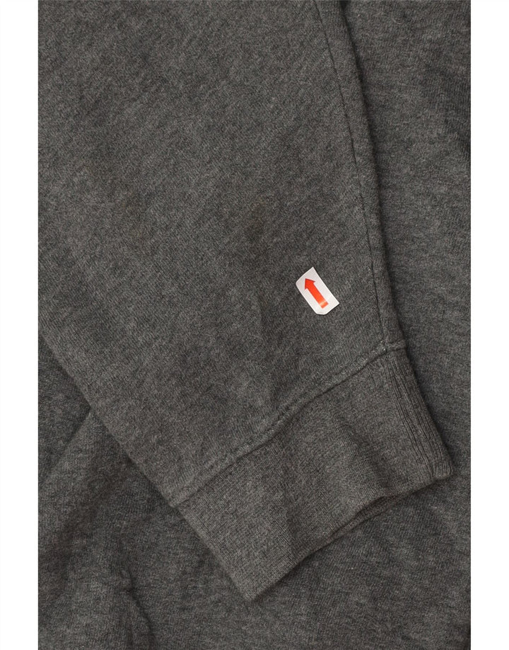 L.L.BEAN Grafisk sweatshirt til mænd mellemgrå bomuld