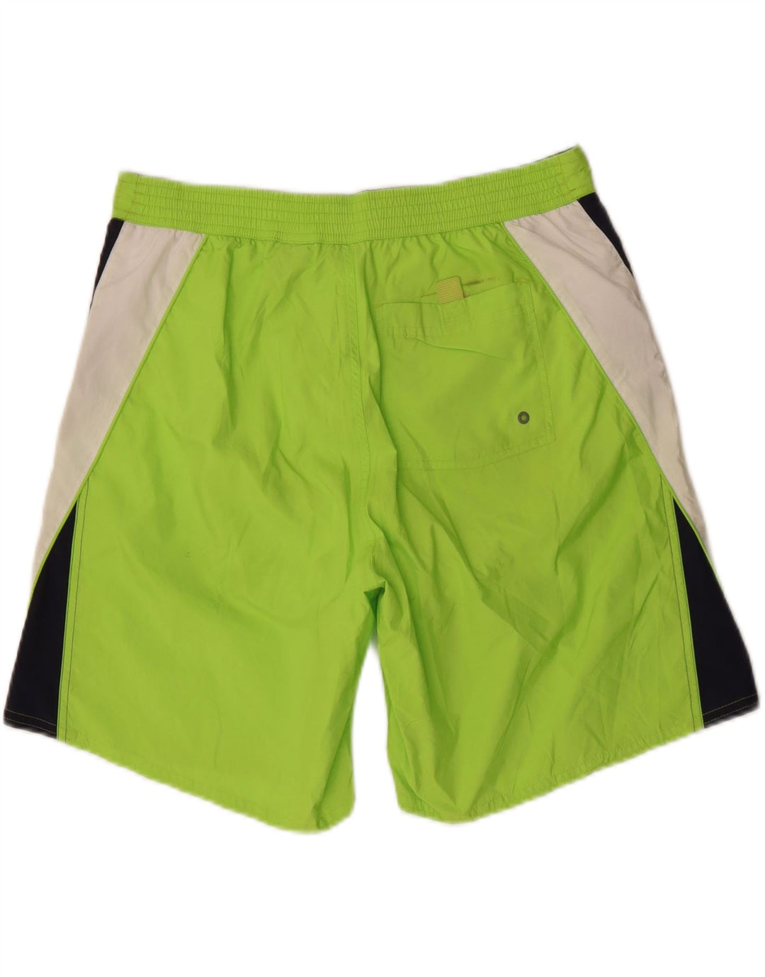 FILA Mens Swimming Shorts Large Green Colourblock Vintage Fila and Second-Hand Fila from Messina Hembry 
