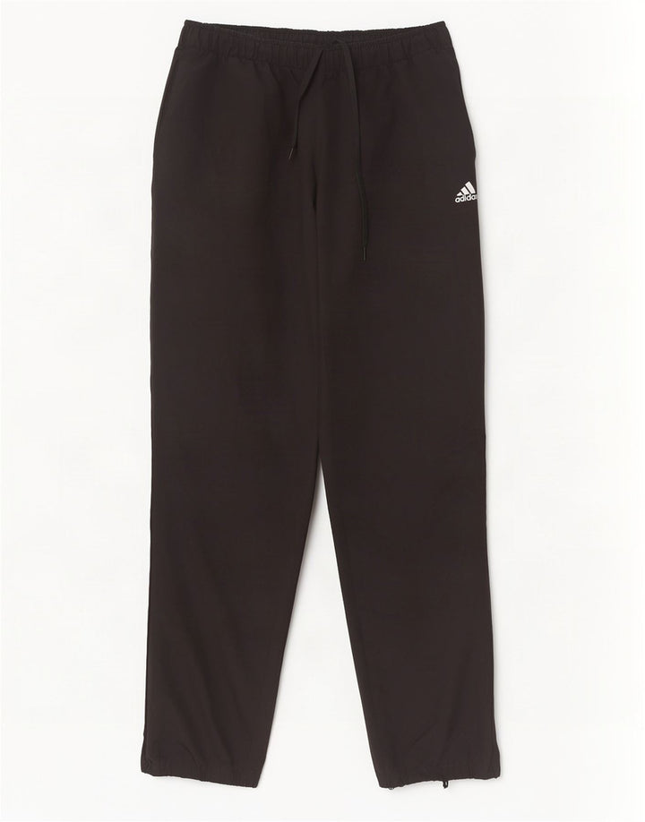 Adidas Mens Climalite Tracksuit Trousers Joggers Large Black Polyester