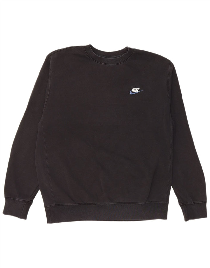 Nike Sweat-shirt en coton noir moyen pour homme