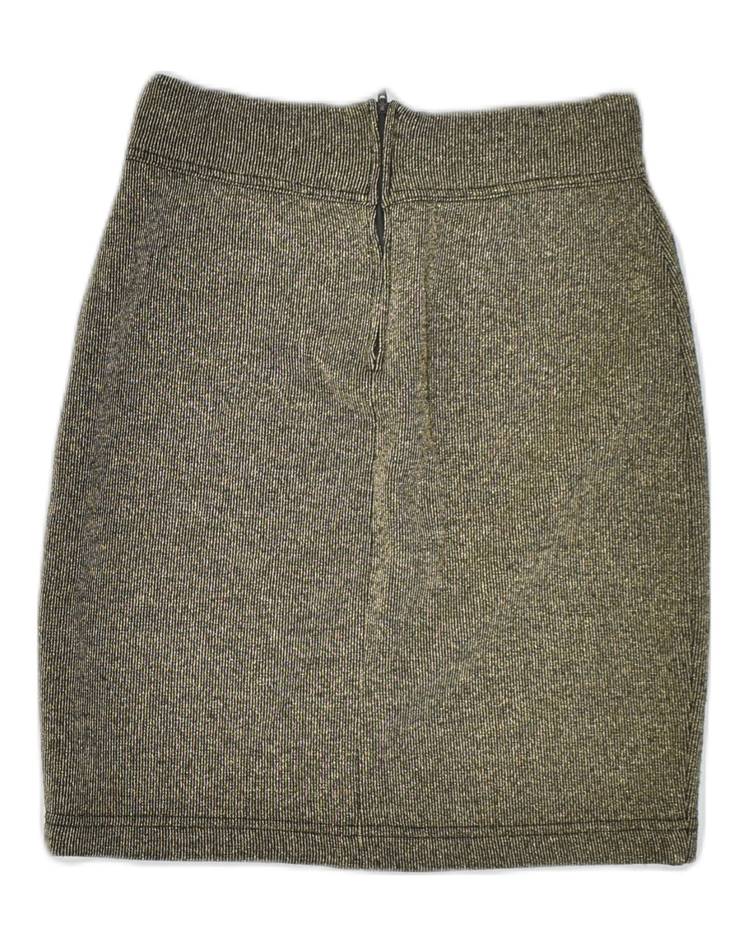 VINTAGE Womens Pencil Skirt UK 8 Small W24 Green Acrylic | Vintage Vintage | Thrift | Second-Hand Vintage | Used Clothing | Messina Hembry 