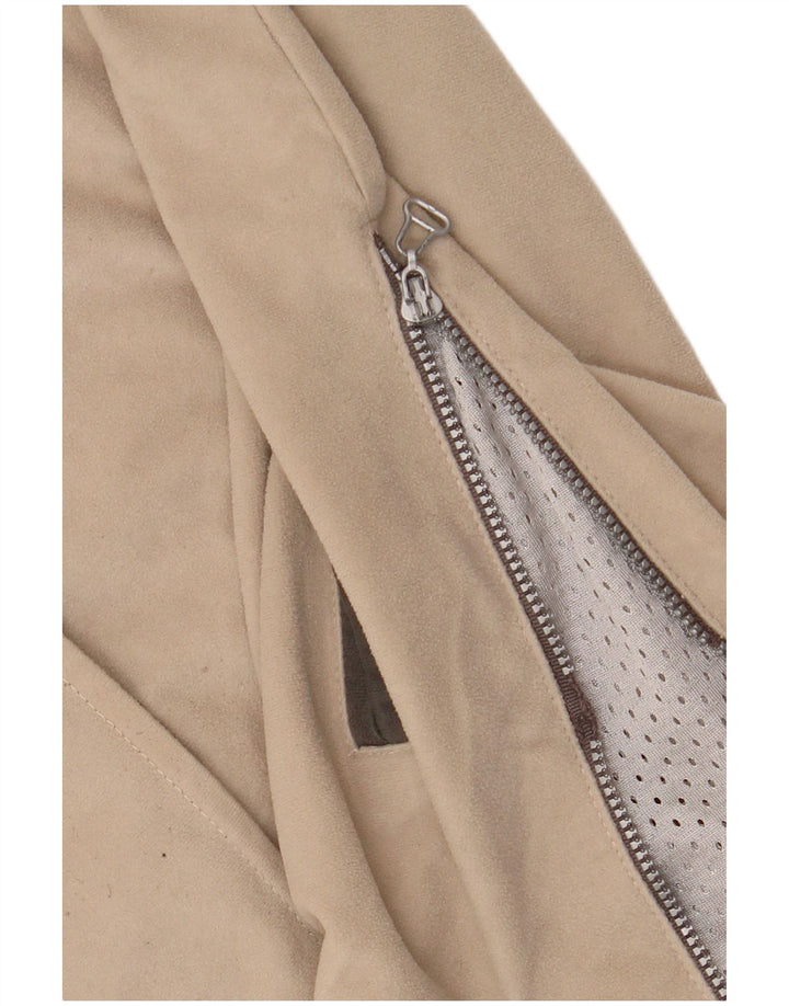 DIADORA Übergroße Trainingsjacke für Damen, UK 14, Mittelbeige