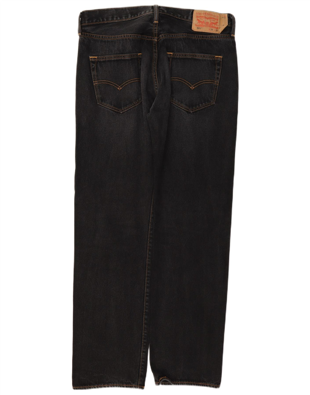 Levi's Uomo 501 Jeans dritti 34 L34 Cotone grigio