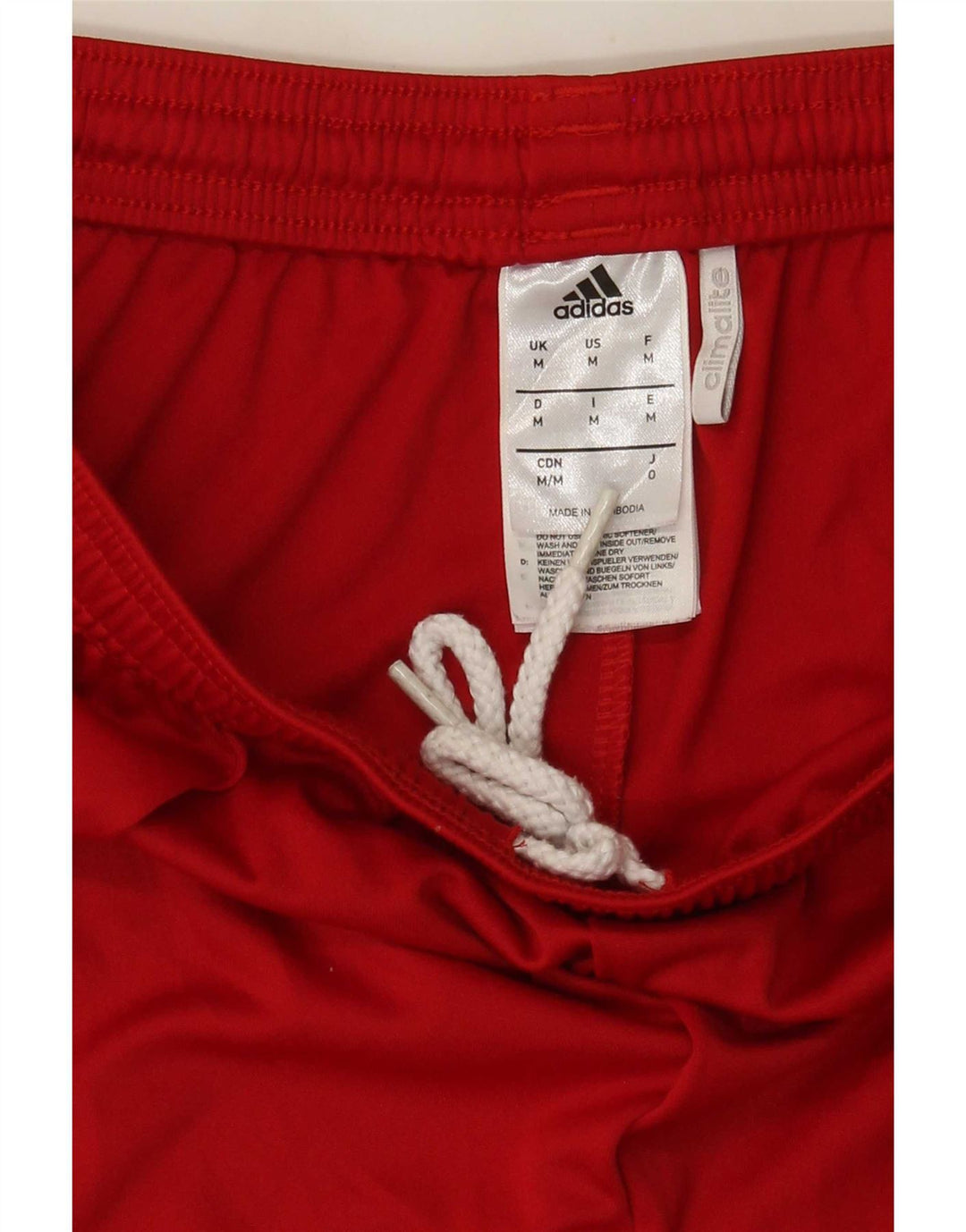 Adidas Herre Climalite Sportshorts Medium Rød Colourblock Polyester