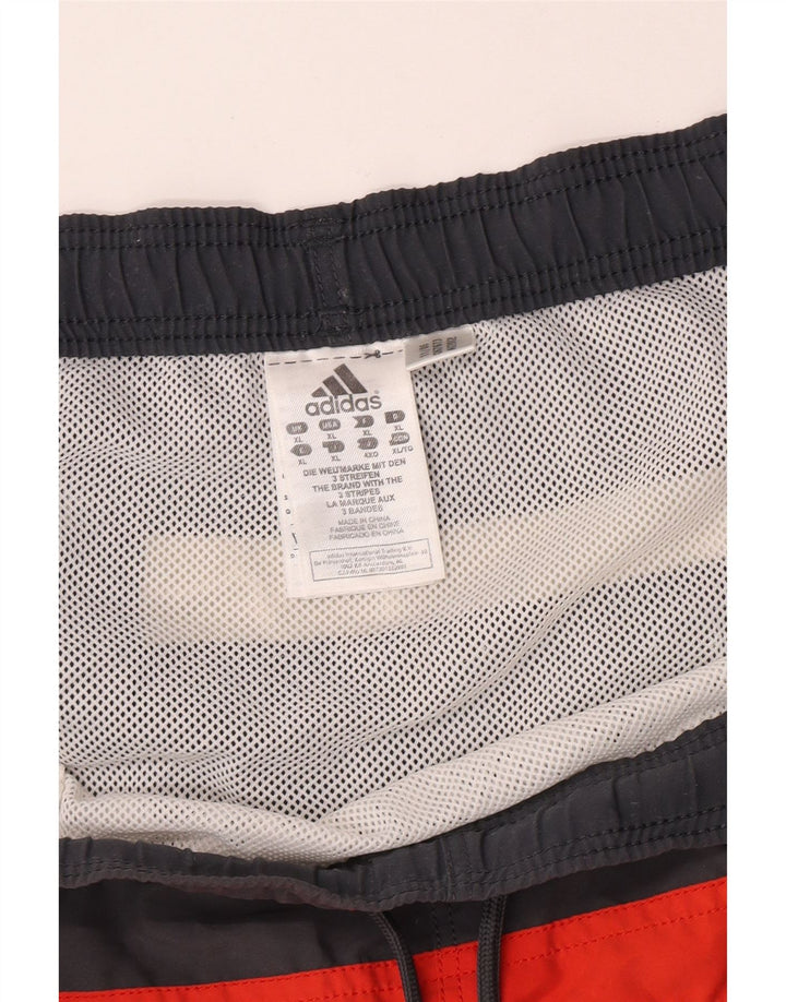 Adidas Mens Swimming Shorts XL  Grey Colourblock Polyester