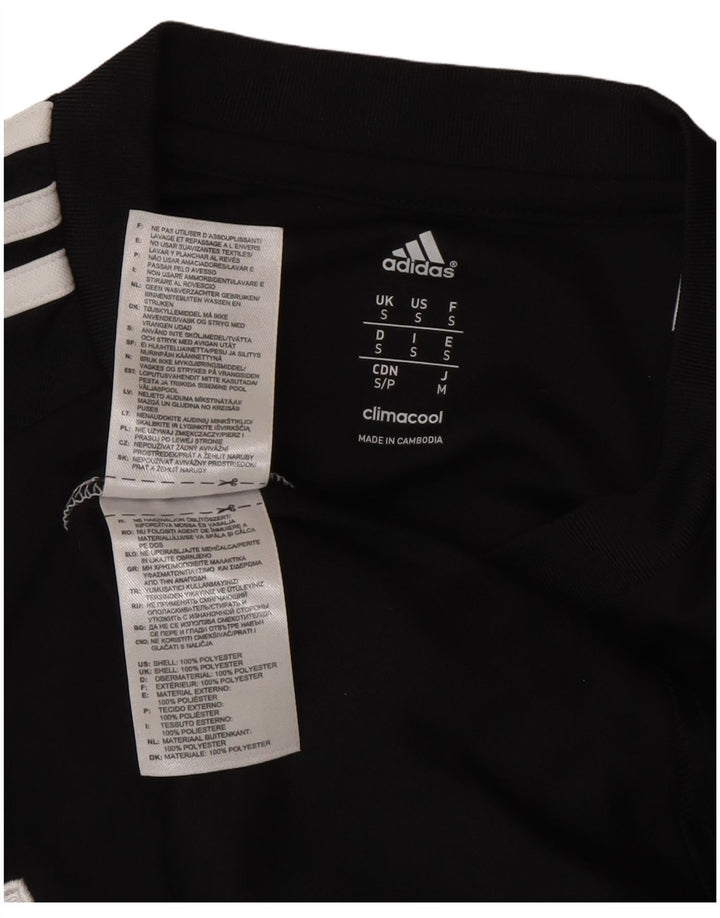 Adidas Mens Durham Graphic T-Shirt Top Small Black Colourblock Polyester
