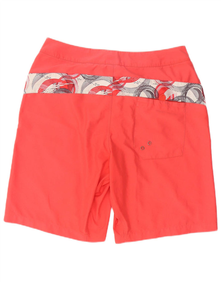 Nike Mens Swimming Shorts Medium  Pink Geometric Polyester