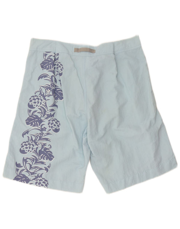 Murphy & Nye Herren-Badeshorts mit Grafik, XL, blaues Blumenmuster, Polyamid