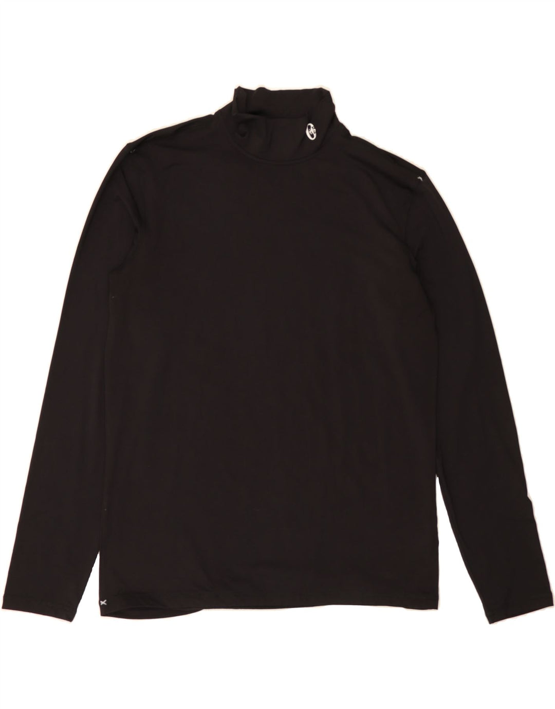 CONTE OF FLORENCE Mens Top Long Sleeve 2XL Black Polyester Vintage Conte of Florence and Second-Hand Conte of Florence from Messina Hembry 