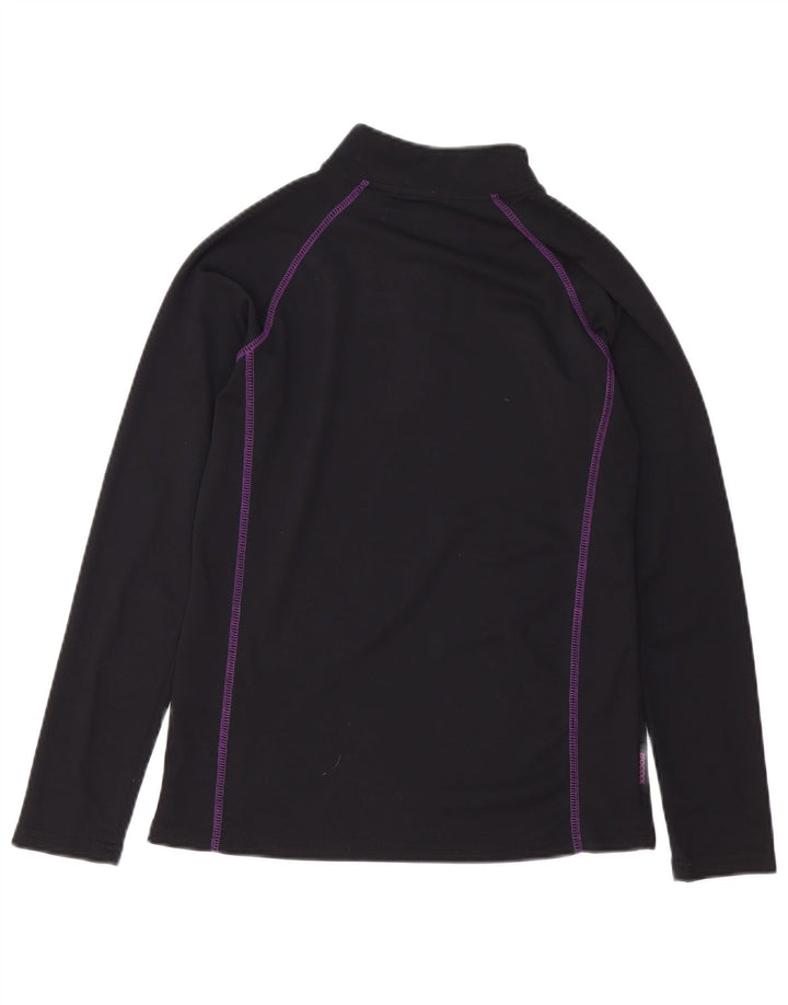 Mountain Warehouse Womens Pullover Tracksuit Top UK 10 Small Black