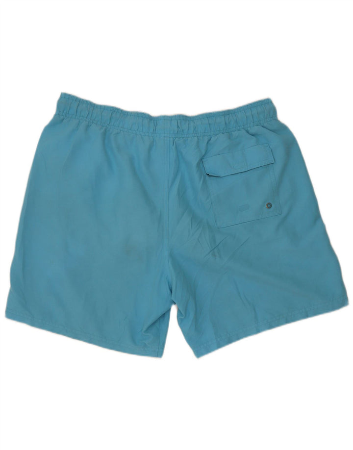 Marks & Spencer Mens Swimming Shorts Large  Blue Polyester