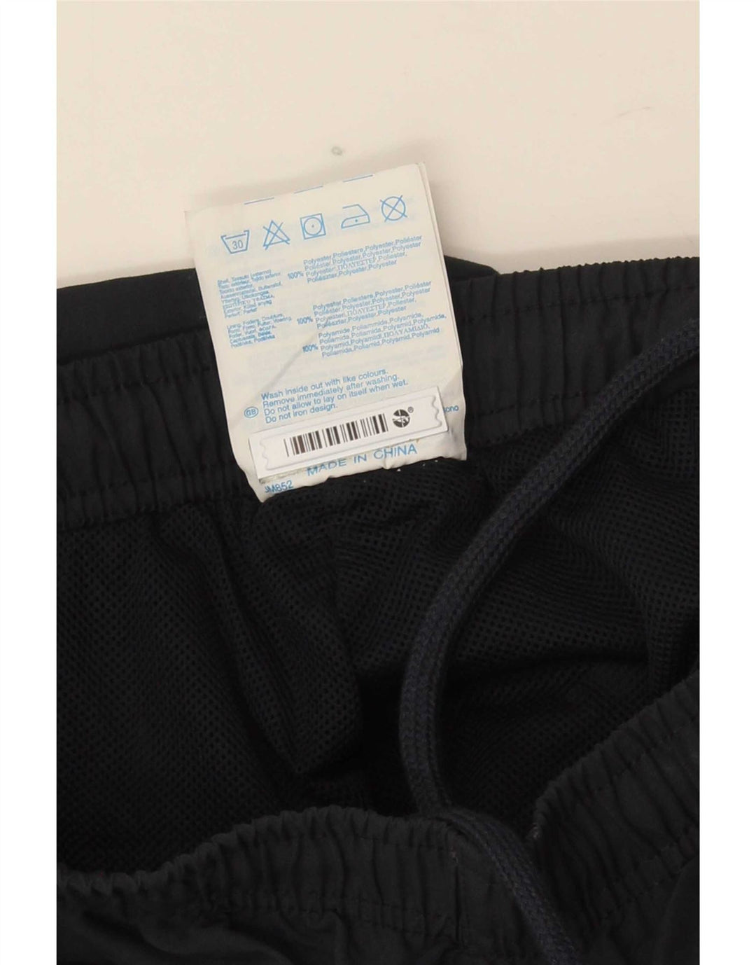 Pantaloni da tuta da uomo Champion piccoli in poliestere blu navy