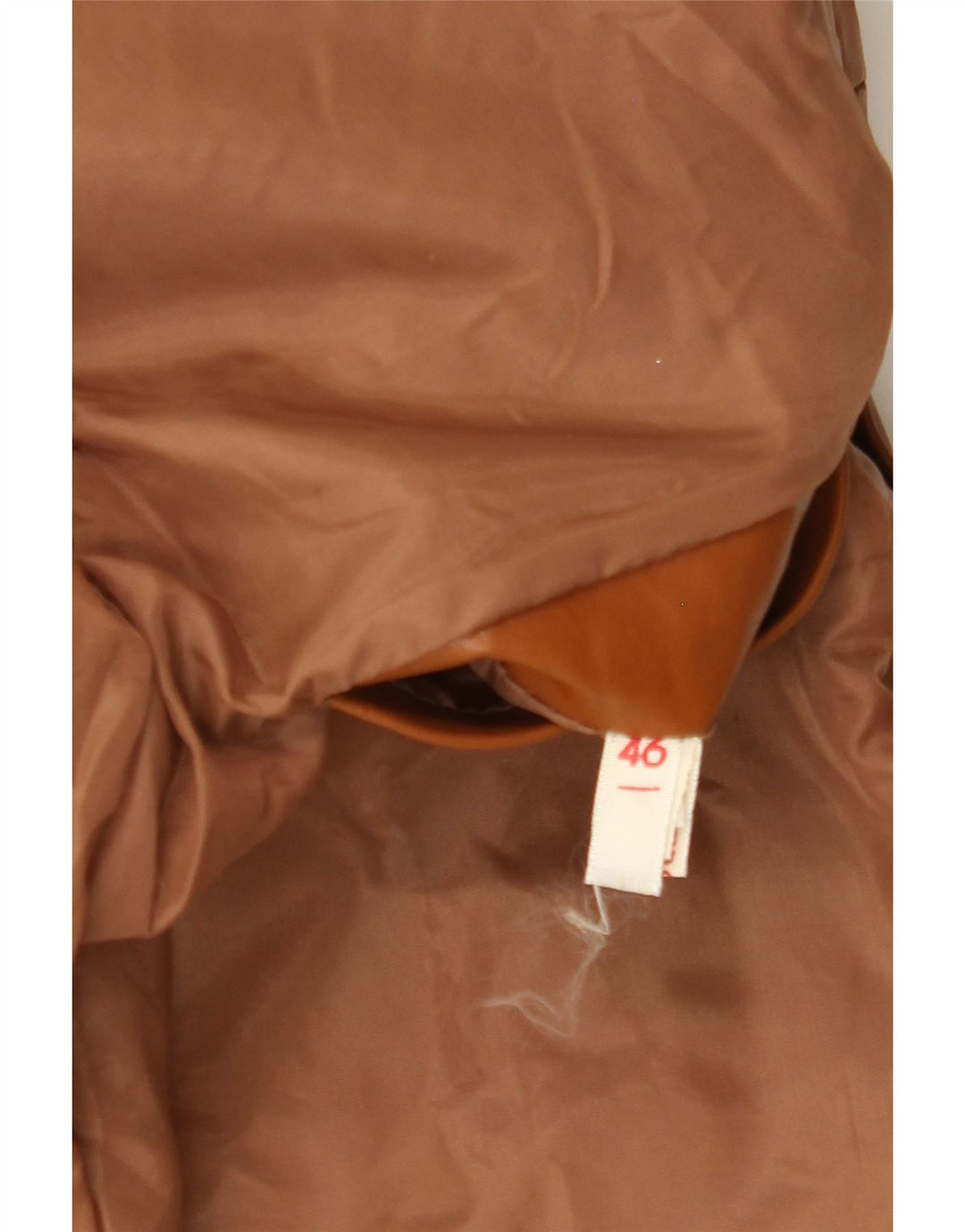 VINTAGE Womens Military Leather Jacket IT 46 Large Brown Vintage Vintage and Second-Hand Vintage from Messina Hembry 