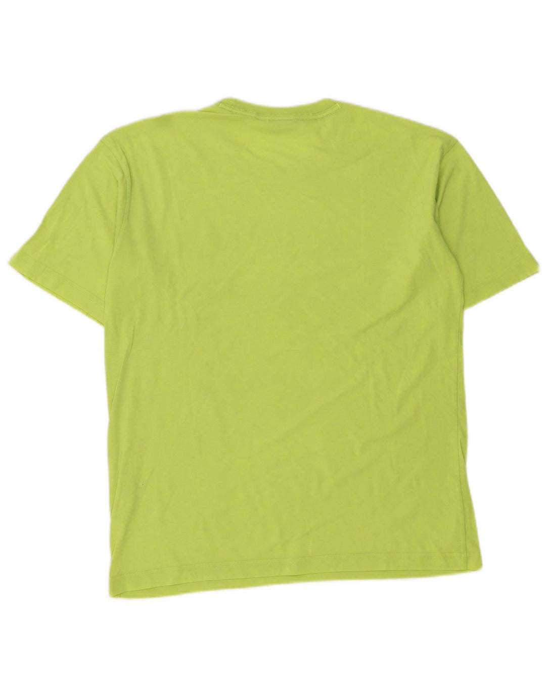 CHAMPION Mens Graphic T-Shirt Top Medium Green Cotton