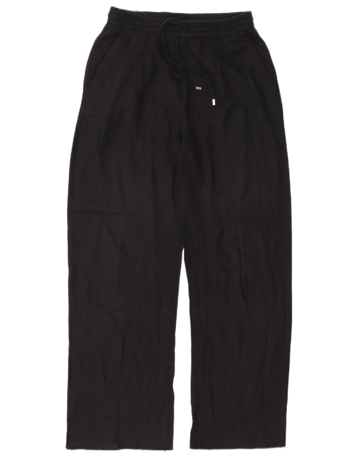 Zara Womens Tracksuit Trousers UK 12 Medium Black
