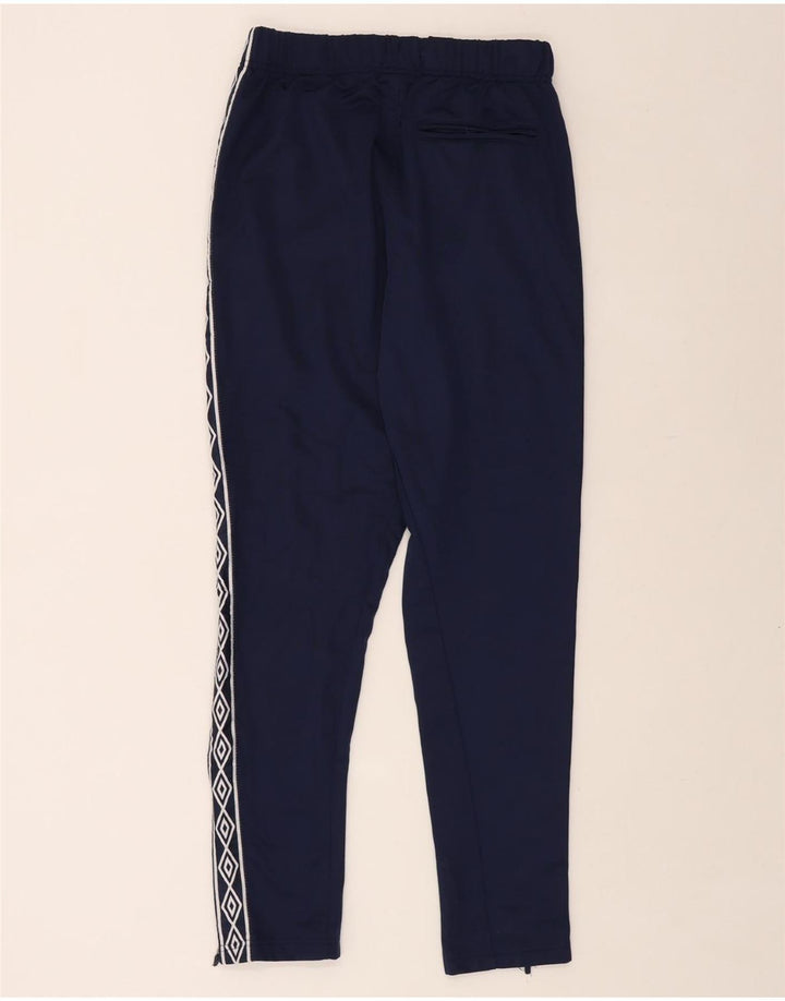 UMBRO Mens Graphic Tracksuit Trousers Medium  Navy Blue Polyester