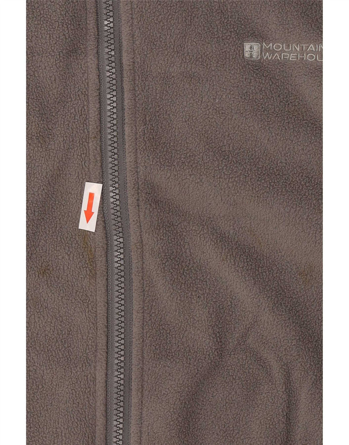 Mountain Warehouse Damen-Fleecejacke, UK 20 2XL, graues Polyester