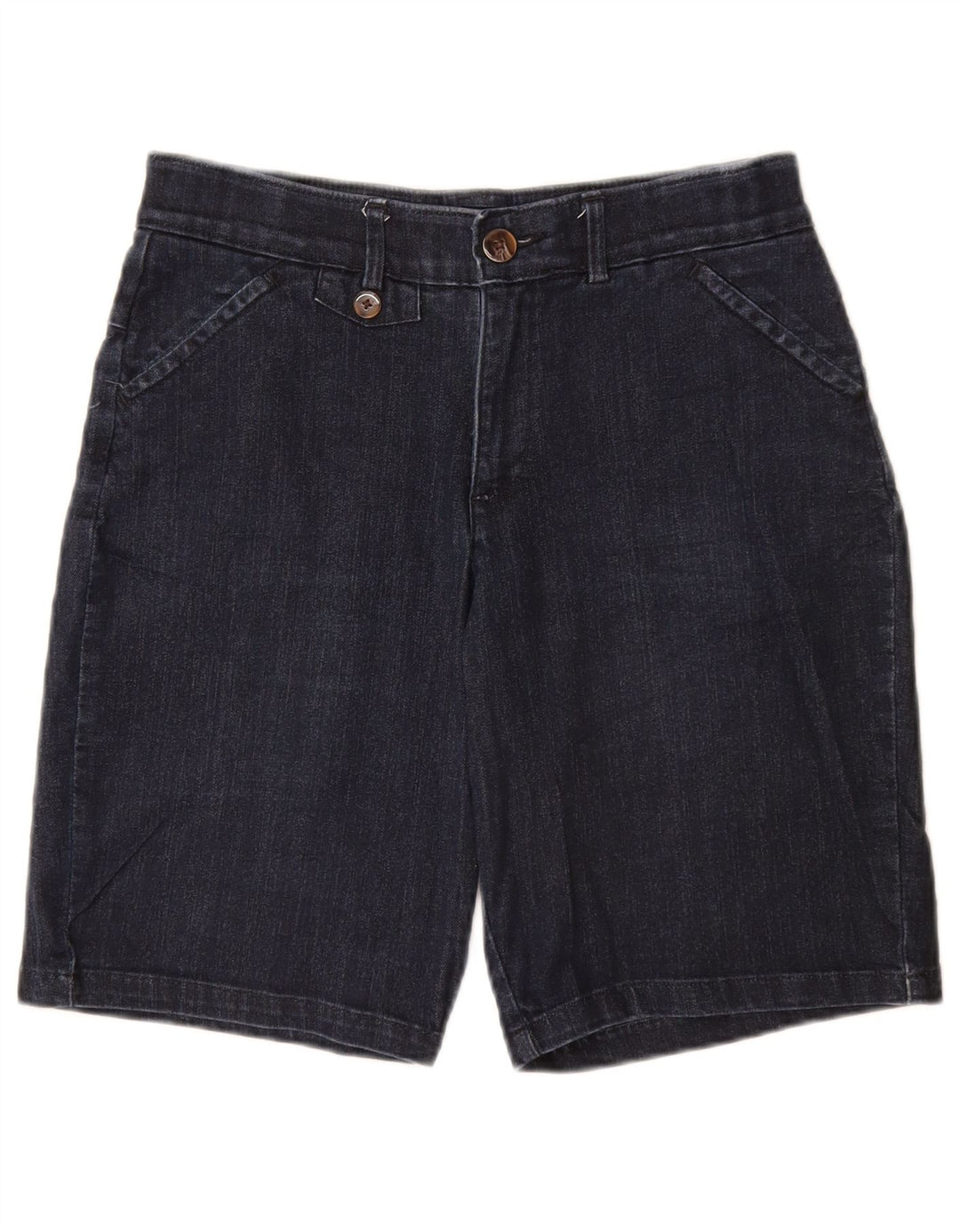LEE Womens Denim Shorts US 8 Medium W28  Navy Blue Cotton
