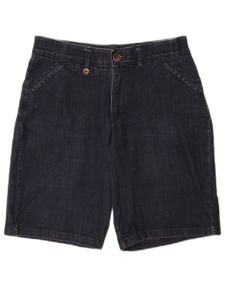 LEE Womens Denim Shorts US 8 Medium W28  Navy Blue Cotton