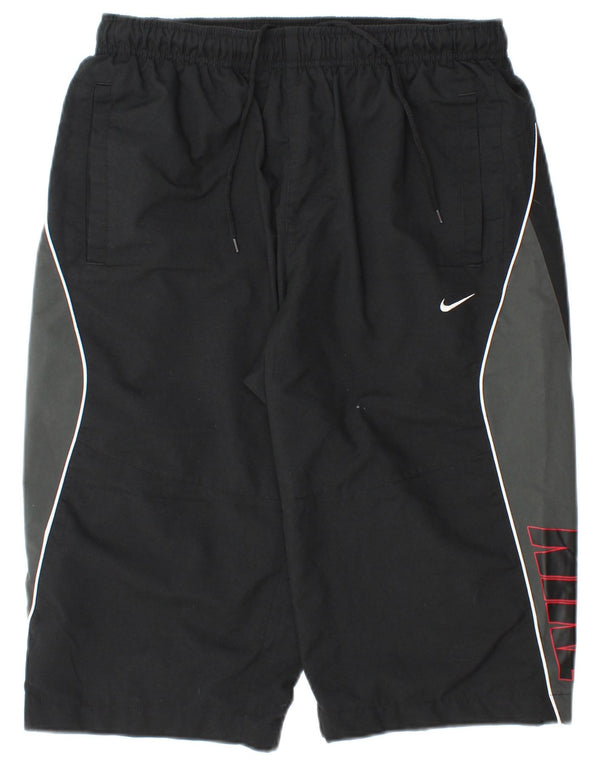Nike Mens Graphic Bermuda Sport Shorts Medium  Black Colourblock Polyester