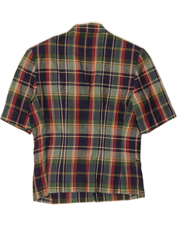 BROOKSFIELD Womens Shirt Blouse IT 44 Medium Multicoloured Plaid