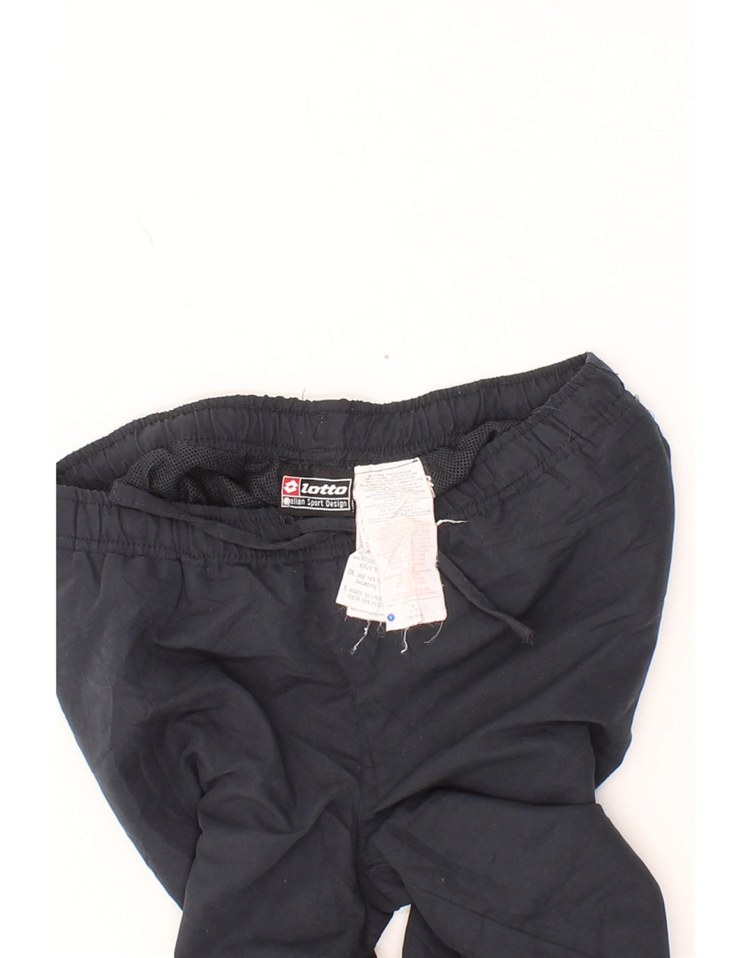 LOTTO Boys Tracksuit Trousers 11-12 Years Medium Navy Blue Polyester Vintage Lotto and Second-Hand Lotto from Messina Hembry 